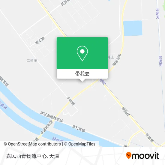 嘉民西青物流中心地图