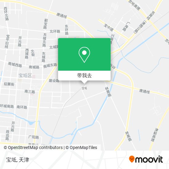 宝坻地图