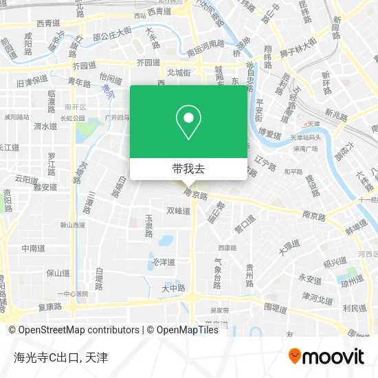 海光寺C出口地图