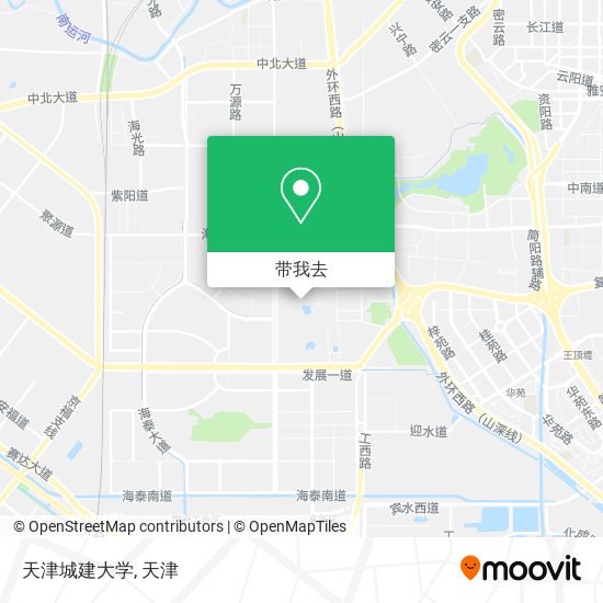 天津城建大学地图