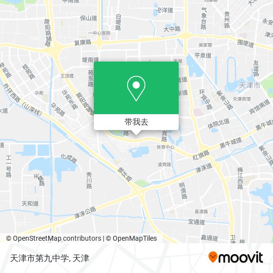 天津市第九中学地图