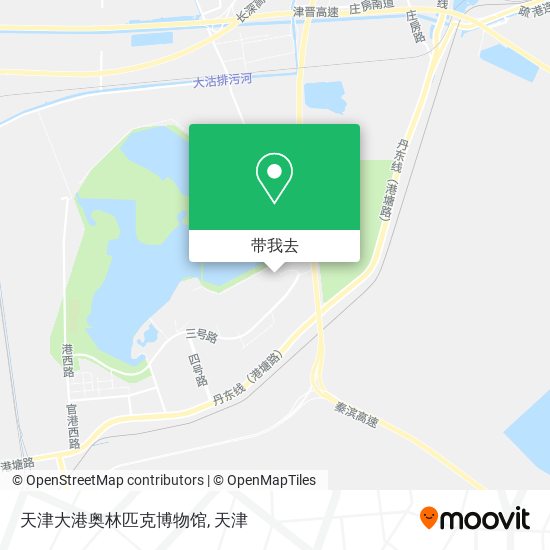 天津大港奥林匹克博物馆地图