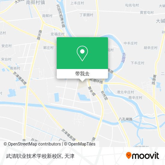 武清职业技术学校新校区地图