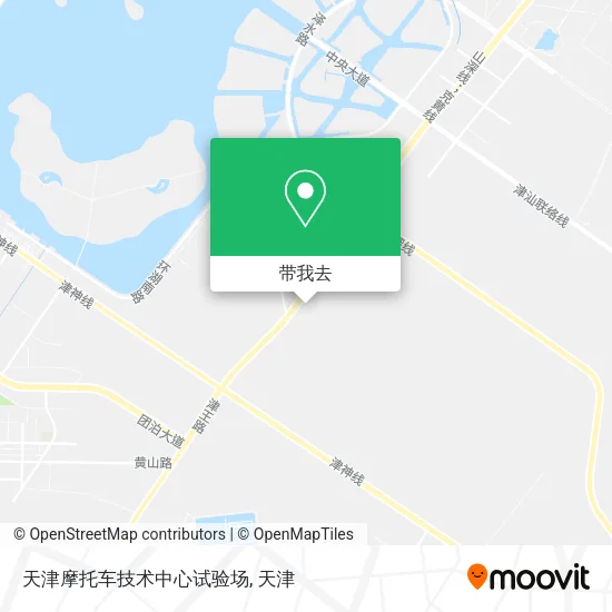 天津摩托车技术中心试验场地图
