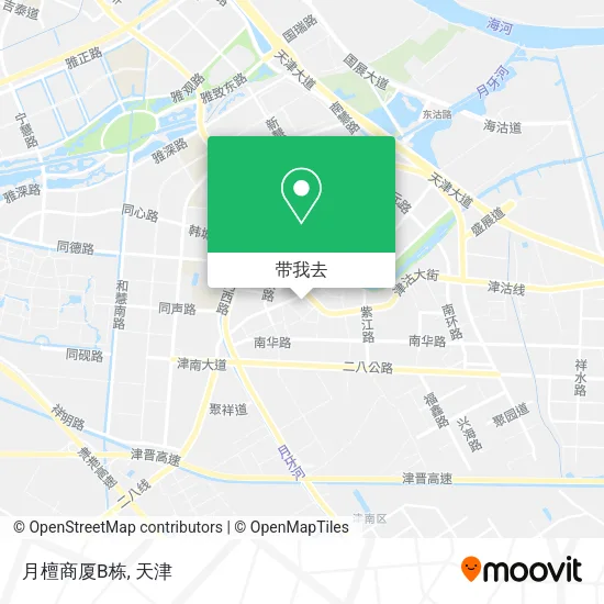 月檀商厦B栋地图