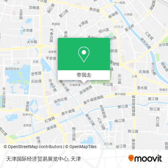 天津国际经济贸易展览中心地图