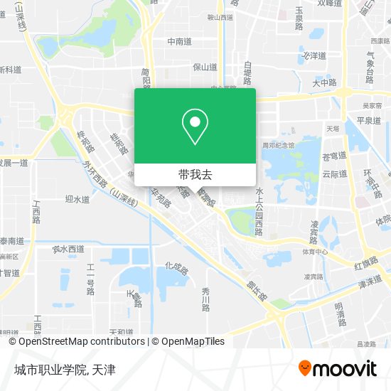 城市职业学院地图