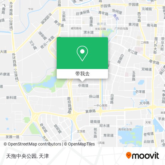 天拖中央公园地图