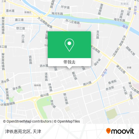 津铁惠苑北区地图