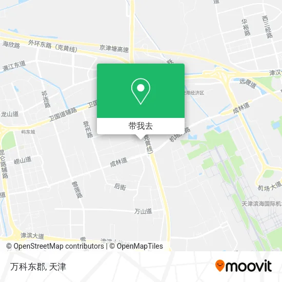 万科东郡地图