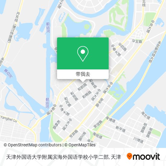 天津外国语大学附属滨海外国语学校小学二部地图
