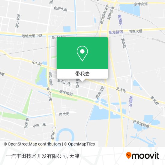 一汽丰田技术开发有限公司地图