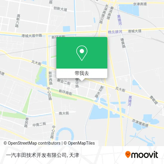 一汽丰田技术开发有限公司地图
