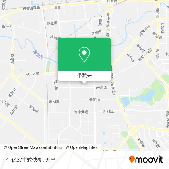 生亿宏中式快餐地图