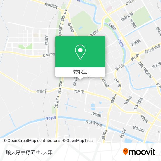 顺天序手疗养生地图