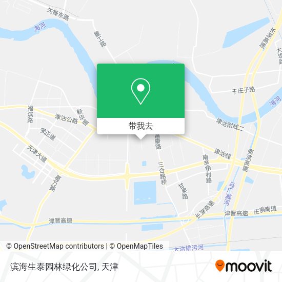 滨海生泰园林绿化公司地图