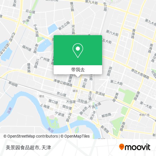 美景园食品超市地图