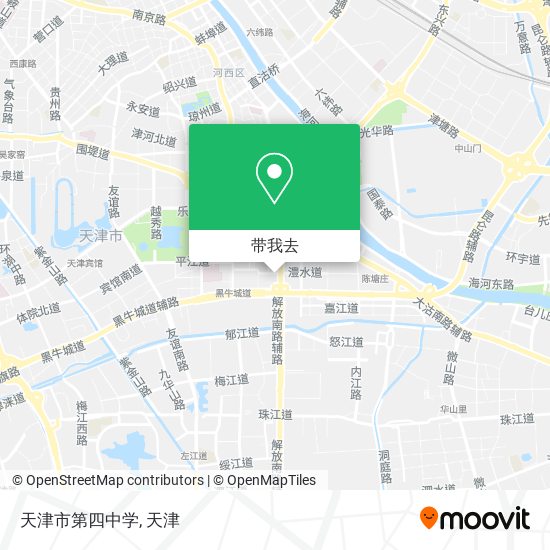 天津市第四中学地图
