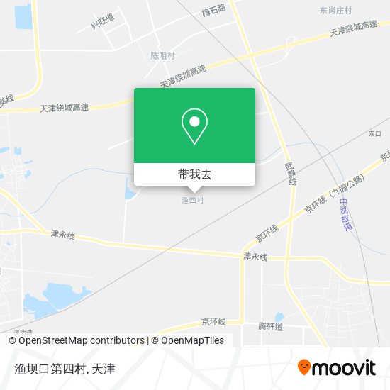 渔坝口第四村地图