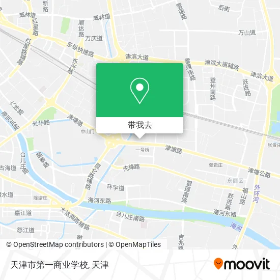 天津市第一商业学校地图