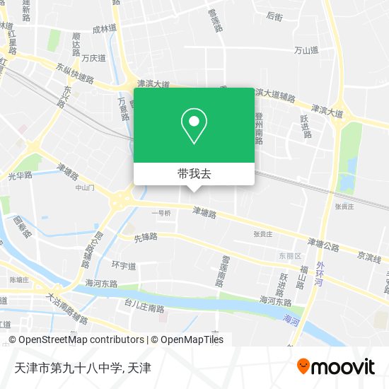 天津市第九十八中学地图