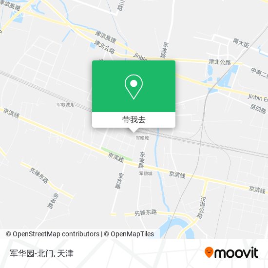 军华园-北门地图