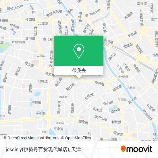 jessin.y(伊势丹百货现代城店)地图