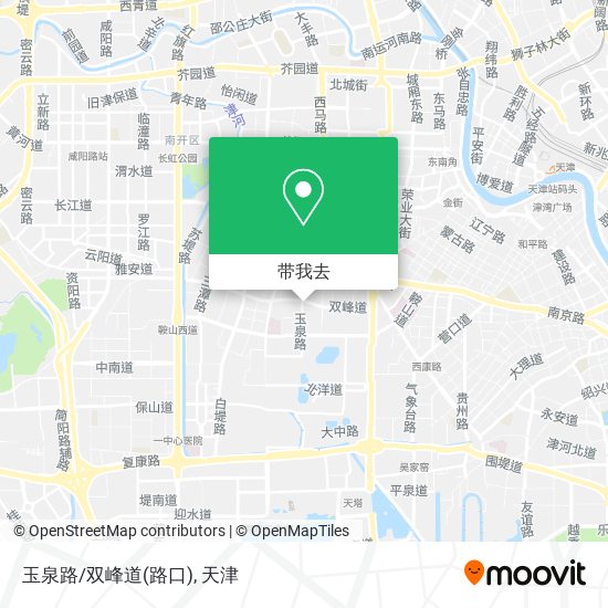 玉泉路/双峰道(路口)地图