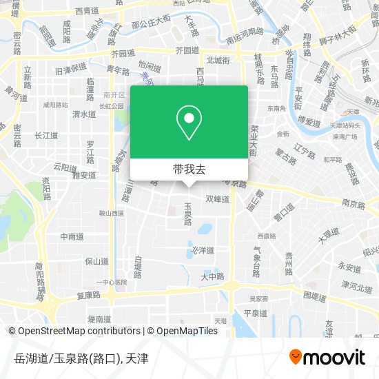 岳湖道/玉泉路(路口)地图