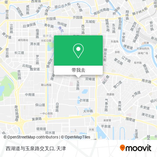 西湖道与玉泉路交叉口地图