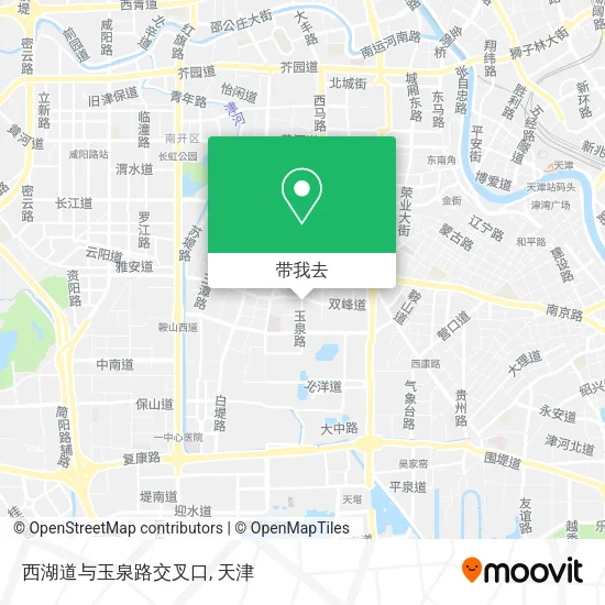 西湖道与玉泉路交叉口地图