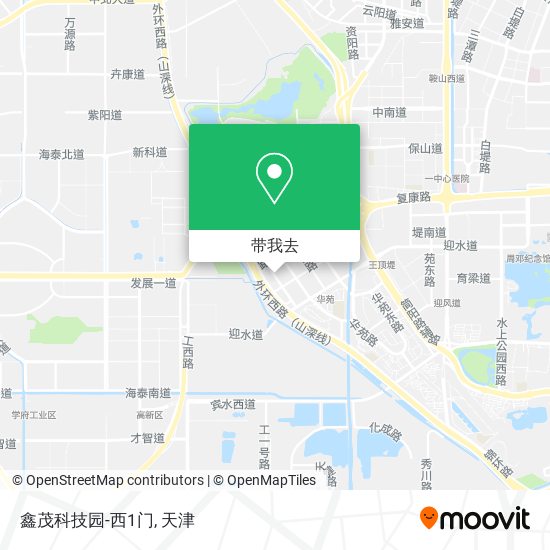 鑫茂科技园-西1门地图
