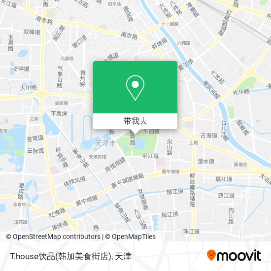 T.house饮品(韩加美食街店)地图