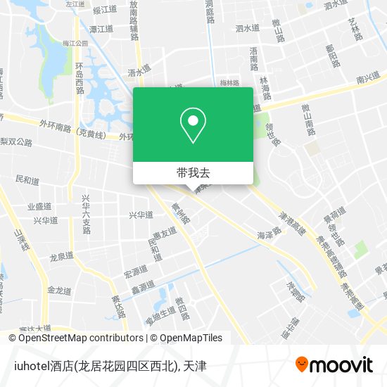 iuhotel酒店(龙居花园四区西北)地图