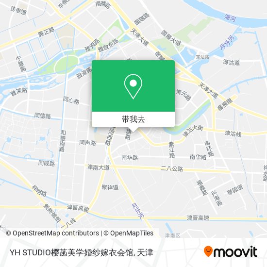 YH STUDIO樱菡美学婚纱嫁衣会馆地图