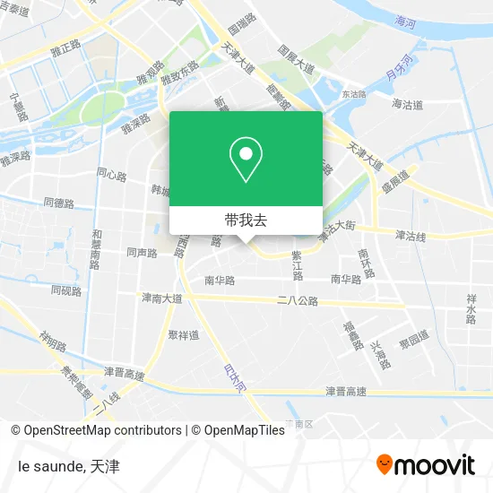 le saunde地图