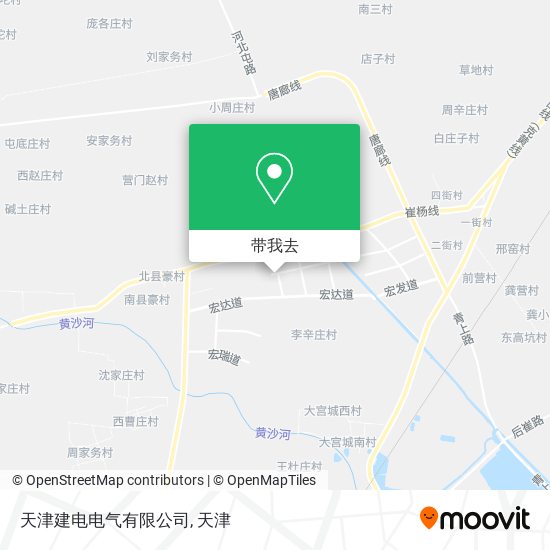 天津建电电气有限公司地图