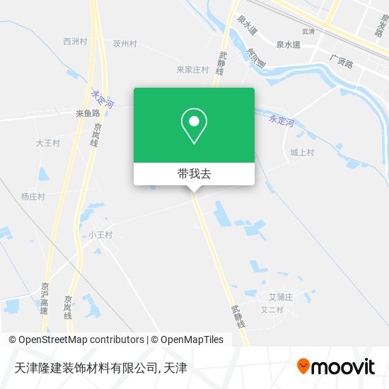 天津隆建装饰材料有限公司地图