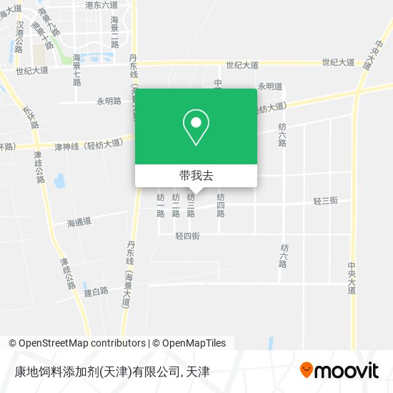 康地饲料添加剂(天津)有限公司地图