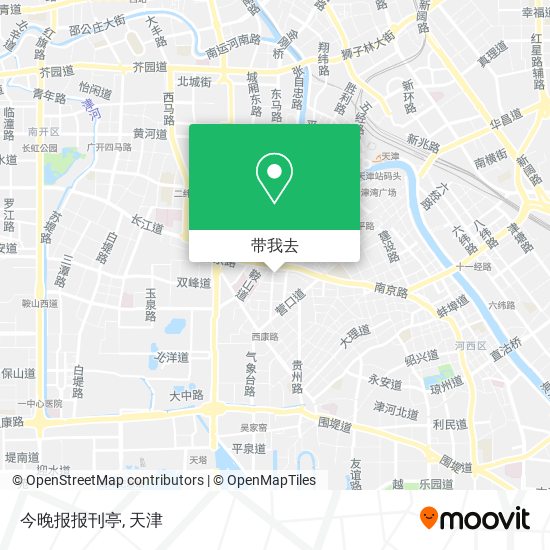 今晚报报刊亭地图