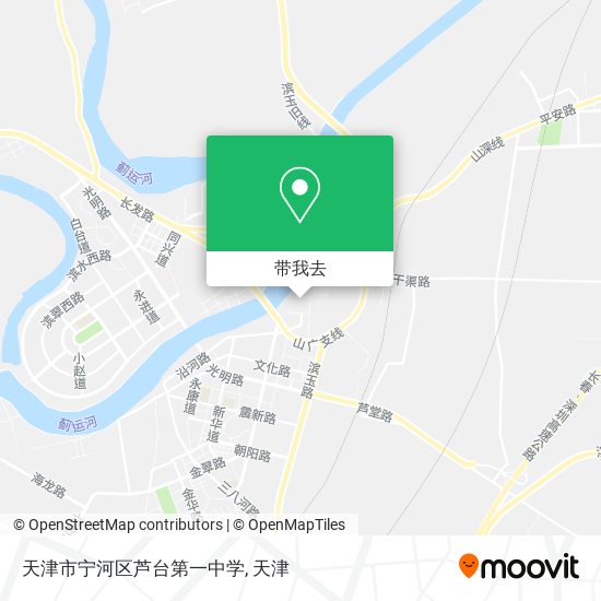 天津市宁河区芦台第一中学地图