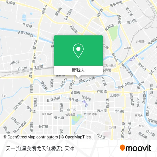 天一(红星美凯龙天红桥店)地图