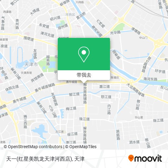 天一(红星美凯龙天津河西店)地图