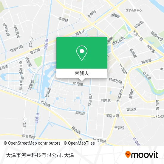 天津市河巨科技有限公司地图