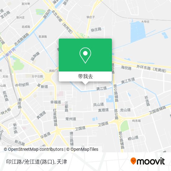 印江路/沧江道(路口)地图