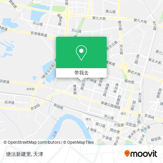 塘沽新建里地图
