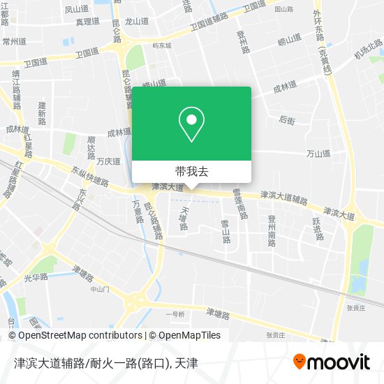 津滨大道辅路/耐火一路(路口)地图