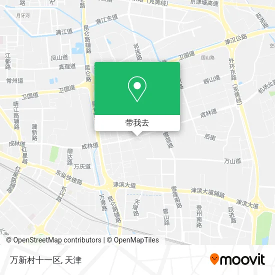 万新村十一区地图