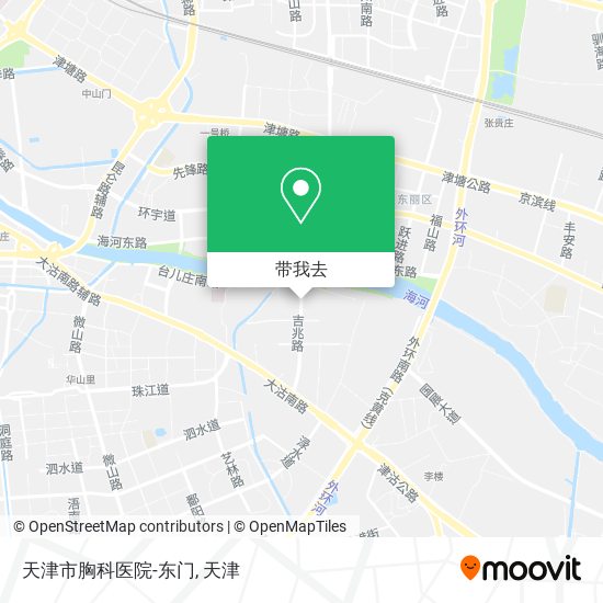 天津市胸科医院-东门地图