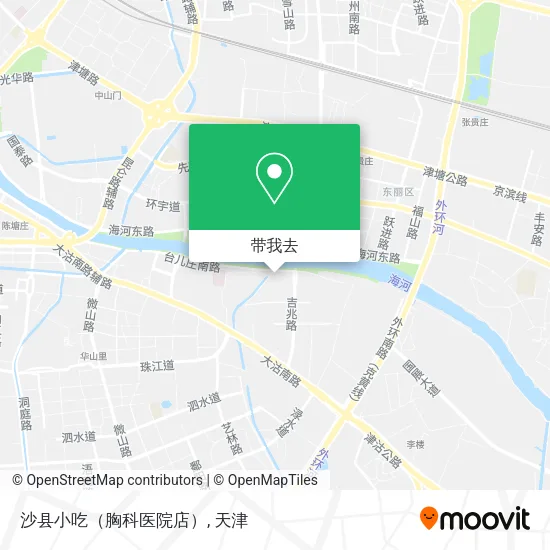 沙县小吃（胸科医院店）地图
